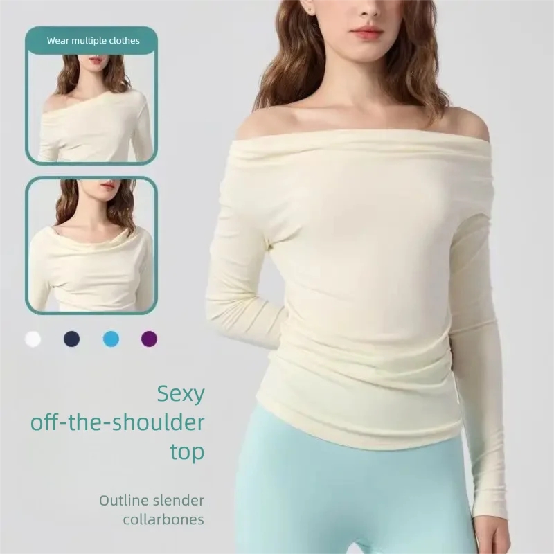เสื้อโยคะแขนยาวใหม่สำหรับฤดูใบ - Pilates Yoga One บทวิจารณ์และราคา