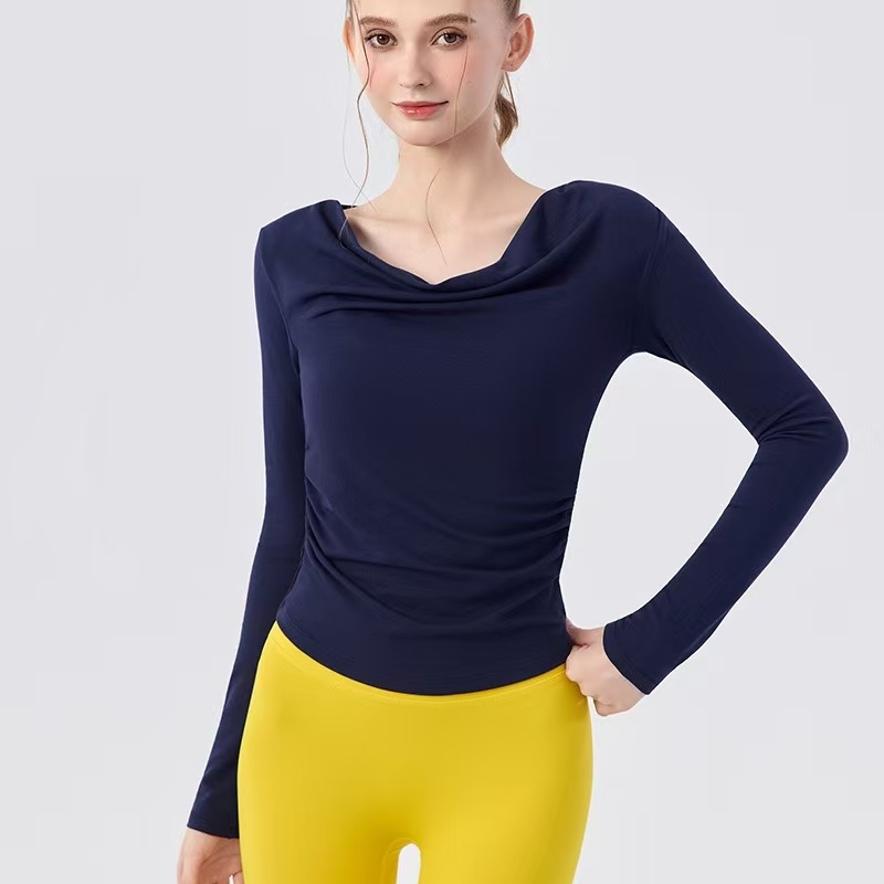 เสื้อโยคะแขนยาวใหม่สำหรับฤดูใบ - Pilates Yoga One บทวิจารณ์และราคา