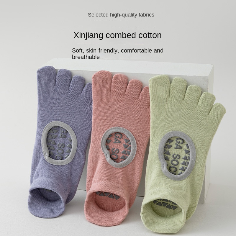 ถุงเท้าโยคะห้านิ้วสำหรับผู้หญิ - Medias Para Pilates Y Yoga บทวิจารณ์และราคา